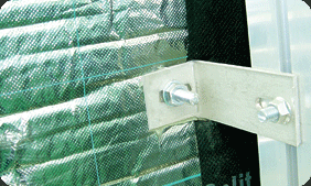 No welding process is required so no risk of catching fire. Excellent for sea wind (salt). Capable of protecting buildings from shocks and earthquakes.Easy up, down, left, and right direction adjustments