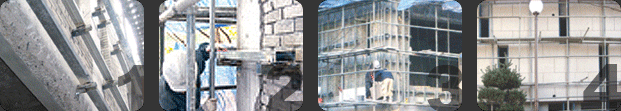 Fabrication process of the newly developed stone truss